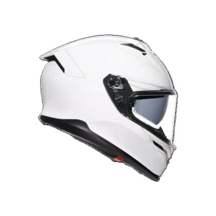 AGV K7 MONO WHITE MOTORBIKE FULL FACE HELMET