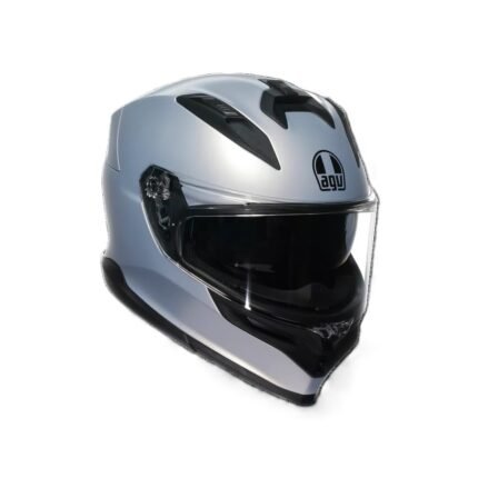 AGV K7 SILVER MOTORBIKE FULL FACE HELMET DOT E2206