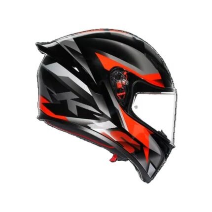 AGV K1 S FASTLAP BLACK GREY RED MOTORBIKE FULL FACE HELMET 
