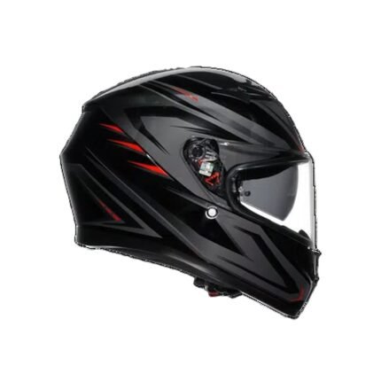 AGV K3 SYTH BLACK/RED - MOTORBIKE FULL FACE HELMET DOT (E2206)