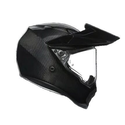 AGV AX9 MONO GLOSSY CARBON - MOTORBIKE FULL FACE HELMET DOT (E2206)