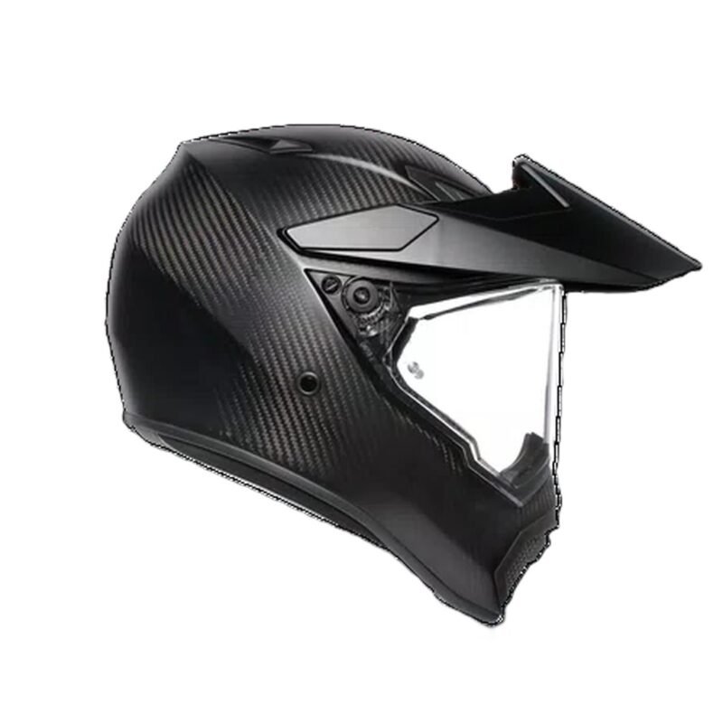 AGV AX9 MONO MATT CARBON - MOTORBIKE FULL FACE HELMET DOT (E2206)