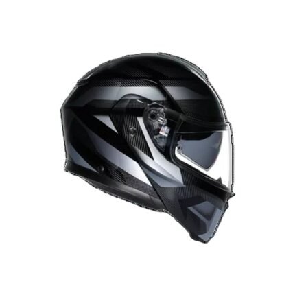 AGV STREETMODULAR LEDRO MATT BLACK/GREY - MOTORBIKE FLIP-UP HELMET